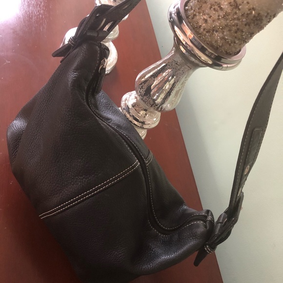 Black Tommy Hilfiger Leather Hobo - Picture 4 of 4